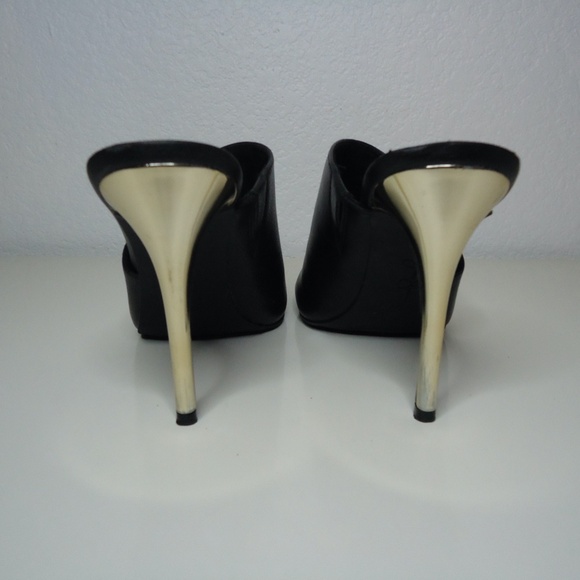 Jessica Simpson Black Slip On Closed Toed Pointed Toed Mule Heels - Size 11 - Picture 5 of 10